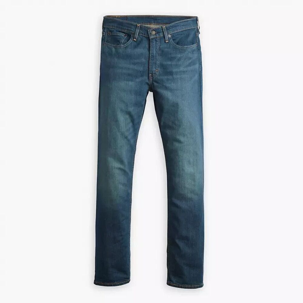 NWT Levis 514 Straight Fit Jeans Stretch Jeans Mens‎ 38x32 Color Midnight Blue